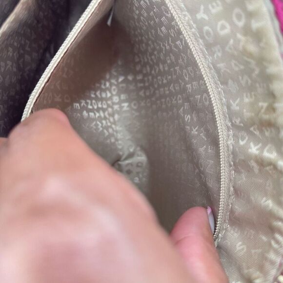 Kate Spade Pink Saffiano Leather Medium Crossbody Bag Top Zip Adjustable Strap - Picture 13 of 17